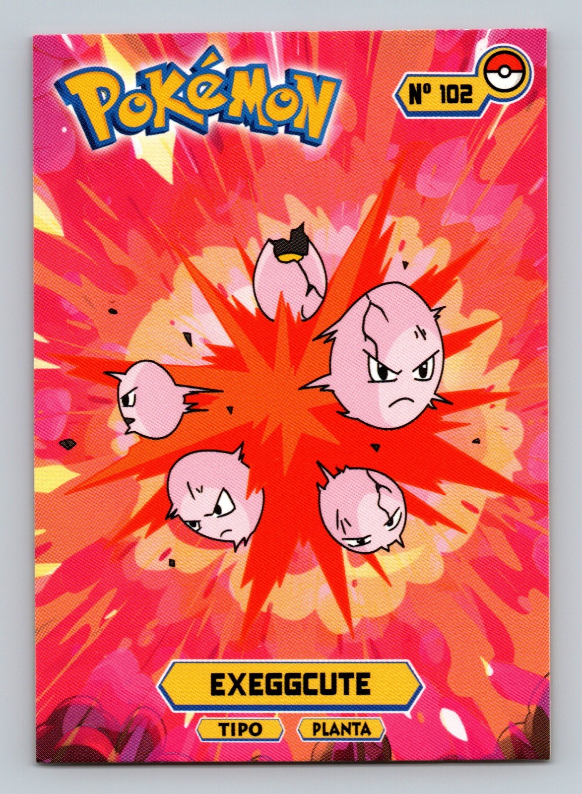 Pokemon Card - Exeggcute 102 - Card Tops - Pokedex Database 2024
