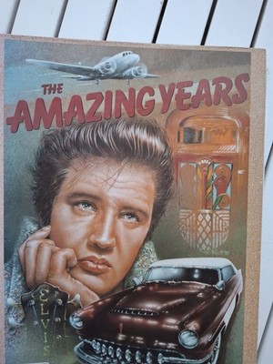 Elvis Aaron Presley Sammlung  Spielkart Postkarten  Briefmarken + Schallplatten