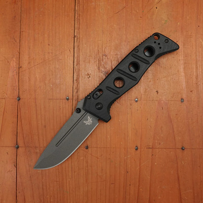 Benchmade 275GY-1 Adamas CPM-Cru-Wear Tool Steel Blade Black G10 Handle Knife
