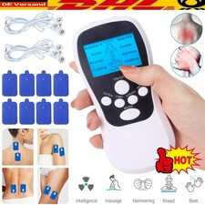 TENS Gerät, EMS, 8-in-1 Reizstrom, Schmerztherapie, Elektrotherapie Massage DHL