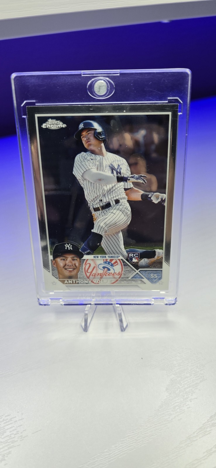 2023 Topps Chrome - Anthony Volpe #4 Refractor (RC)