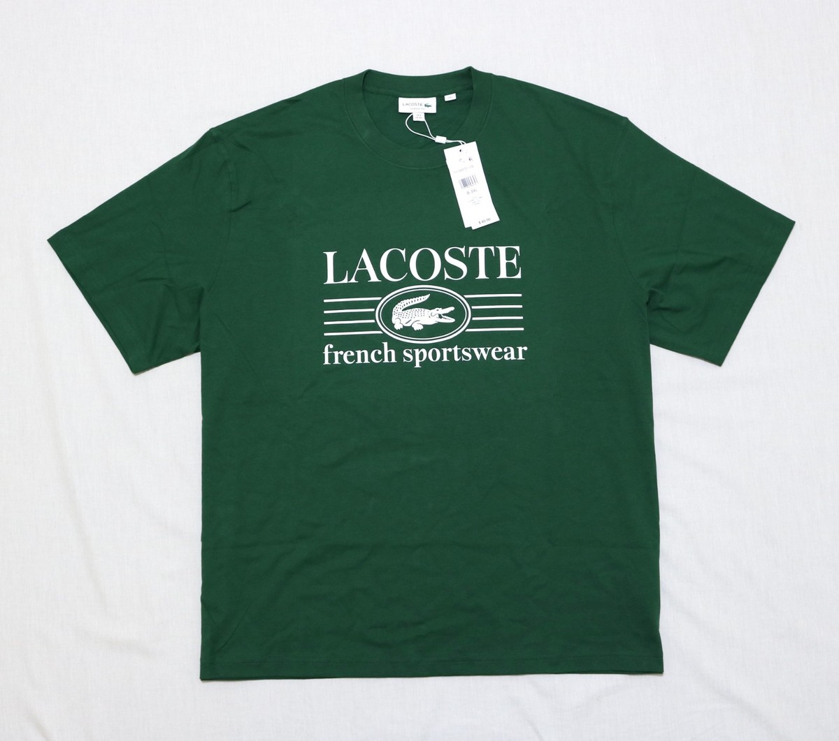 Lacoste Men Crew Neck Classic Fit Short sleeve T-shirt size 8-3XL