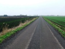 Photo 6x4 Straight Road Brandon Bank Looking north along Cross Bank near  c2017