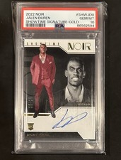 2022 Noir - Jalen Duren - Showtime Signature - Gold - 5/25 - Pop 1