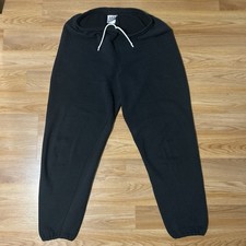 vintage USA olympic black sweatpants large Pocketless Made In USA