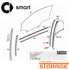 Pare-brise Smart FORTWO