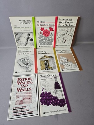 Lot Of 7 Publishing Home Projects Booklets Great Grapes Make Apple Cider  Cellar