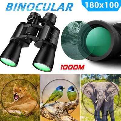 Fernglas Ferngläser Feldstecher Jagdfernglas Binocular HD 180x100 Zoom Schwarz