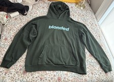 Frank Ocean Blonded Dark Forest Green Hoodie Size XL Extra Large RARE