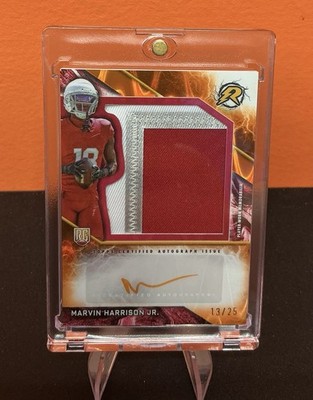 2025 Topps Resurgence Marvin Harrison Jr. RC RPA Patch Auto 13/25 Arizona Cards