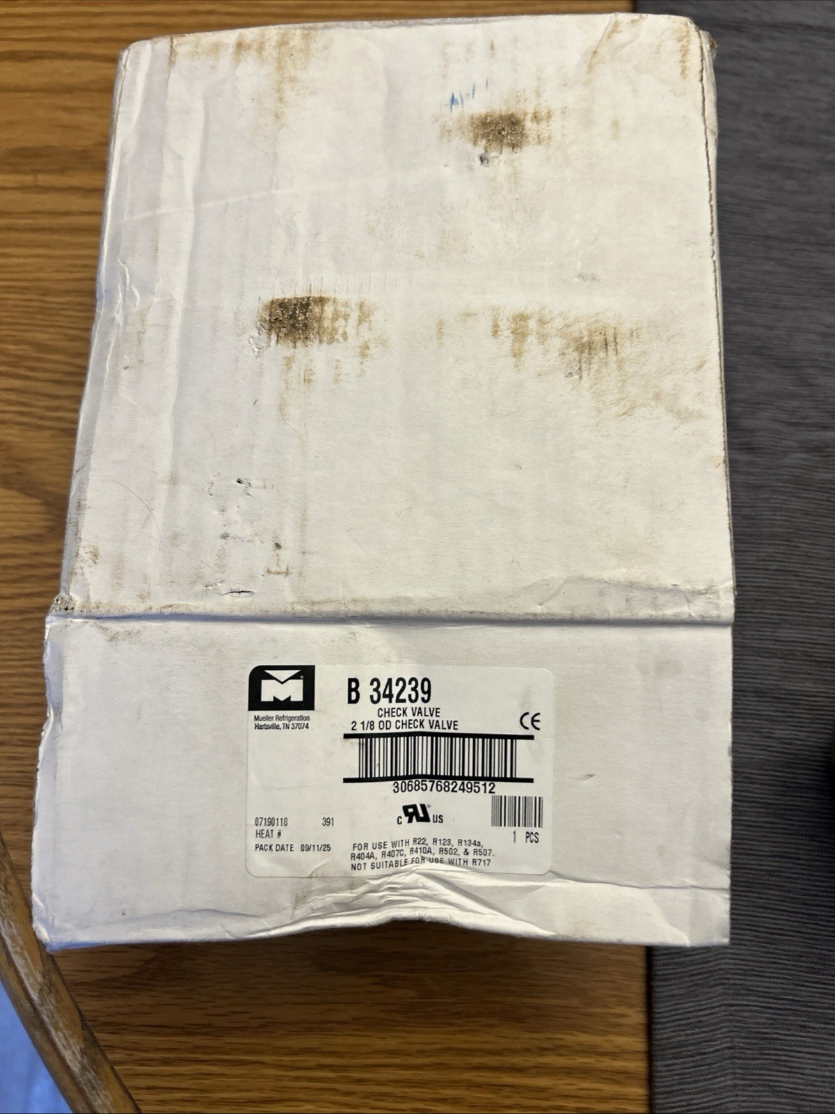 Mueller Industries B34239 2 1/8 Four-Bolt Check Valve