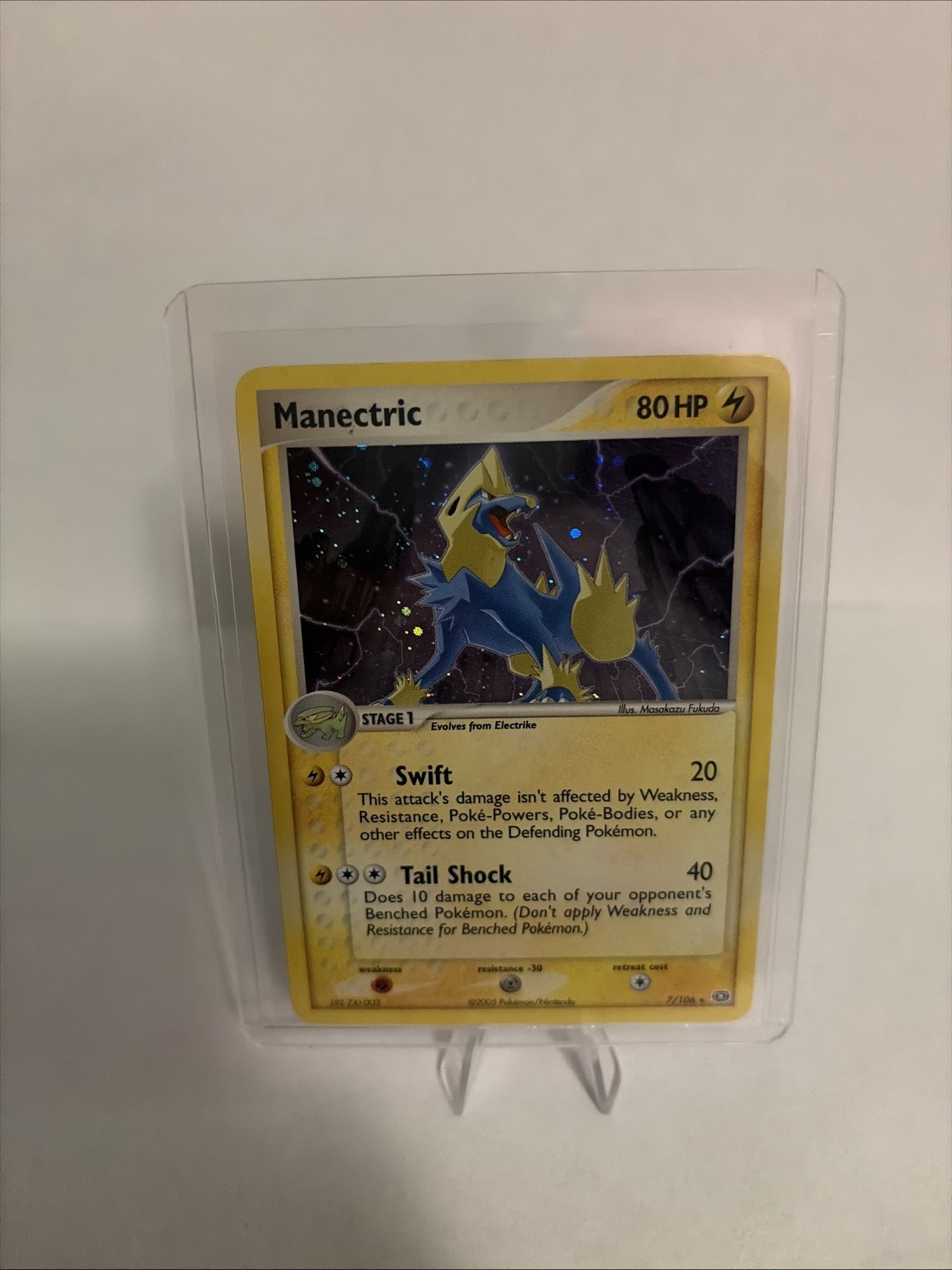 Manectric 7/106 Emerald Holo 2006 Vintage NM