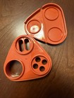 Vintage Tupperware Cheese Salt Pepper Flake Shaker Orange Lid ONLY 1631-1 — photo 10