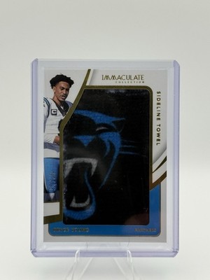 2024 Panini Immaculate Sideline Towel Memorabilia Bryce Young ST-BYG Panthers