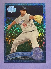 2011 Topps Diamond Anniversary Blue Foil Jonathan Broxton /60 407 LA Dodgers