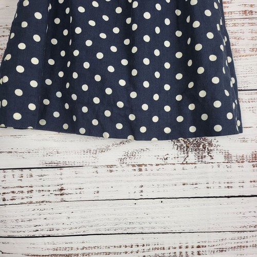 J Crew Mini Skirt 6 Womens Blue White Polka Dot Lined Pockets Pull On - Picture 2 of 6
