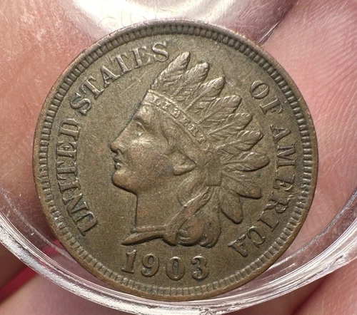 1903 Indian Head Cent Penny XF EF Extremely Fine