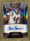Chuck Foreman 2021 Panini Select Signatures Silver Prizm Auto #SSP-CFO Vikings