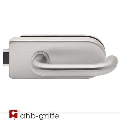 AHB Glastür Schlosskasten 6004/1401 Studio UV Edelstahl Glastürbeschlag Schloss