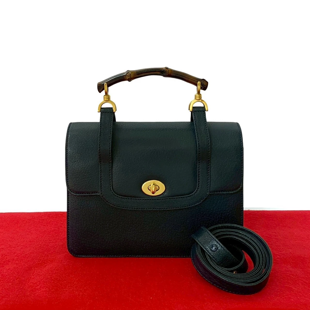 Gucci Bamboo Turn Lock Bags & Handbags for Women for sale | eBay