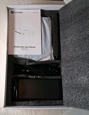 Fosi Audio BT20A MAX TPA3255 Stereo Amplifier Bluetooth aptX Damaged Box