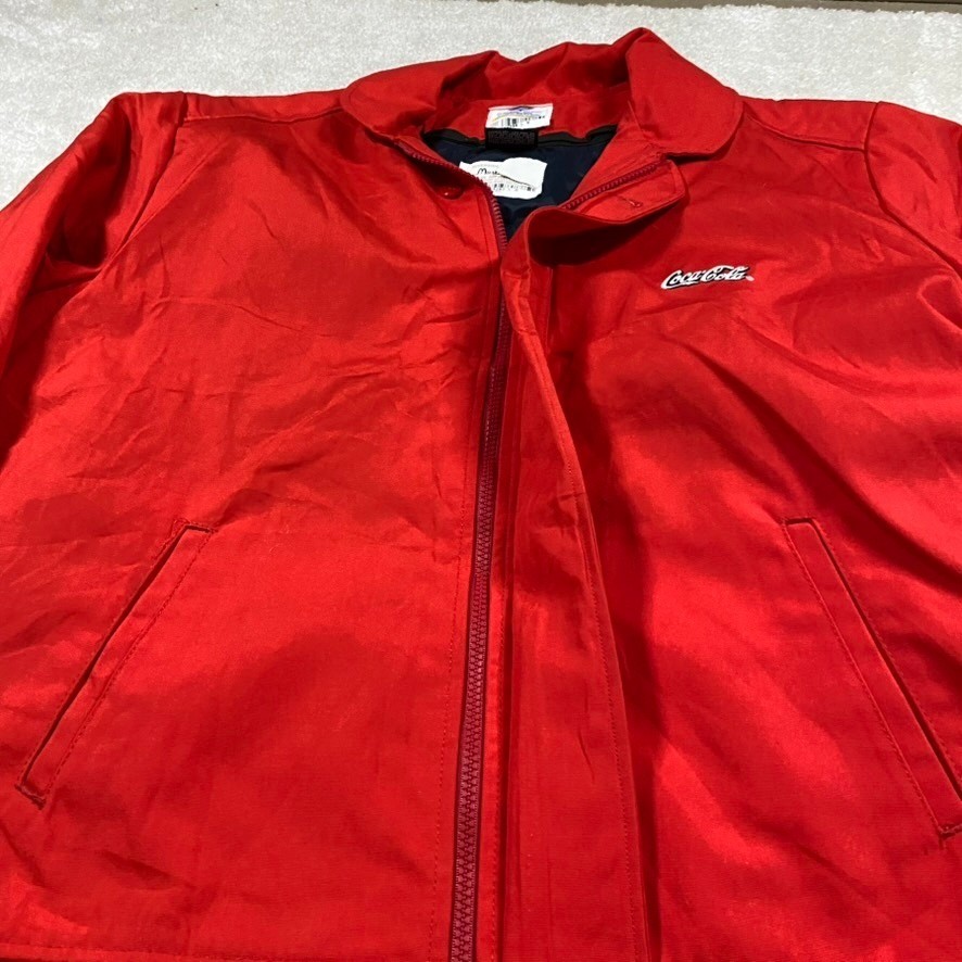 Vintage Coca-Cola Jacket Mens L Riverside Masterliner Thinsulate Red Work Lined - second product detail image