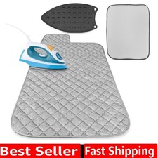 Portable Ironing Mat for Table Top - 39.8" X 18.3" Ironing Pad for Table with...