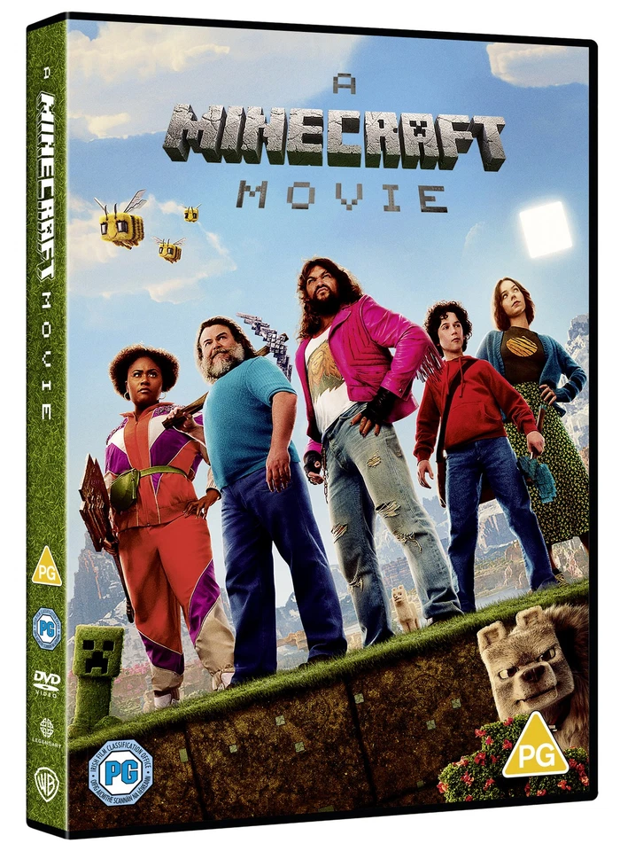 A Minecraft Movie (DVD) Kate McKinnon Jason Momoa Jennifer Coolidge Jack Black - Image 2 of 2