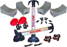 Malone Stax Pro2 Two Kayak Vertical FoldDown Kayak Carrier for Two Kayaks
