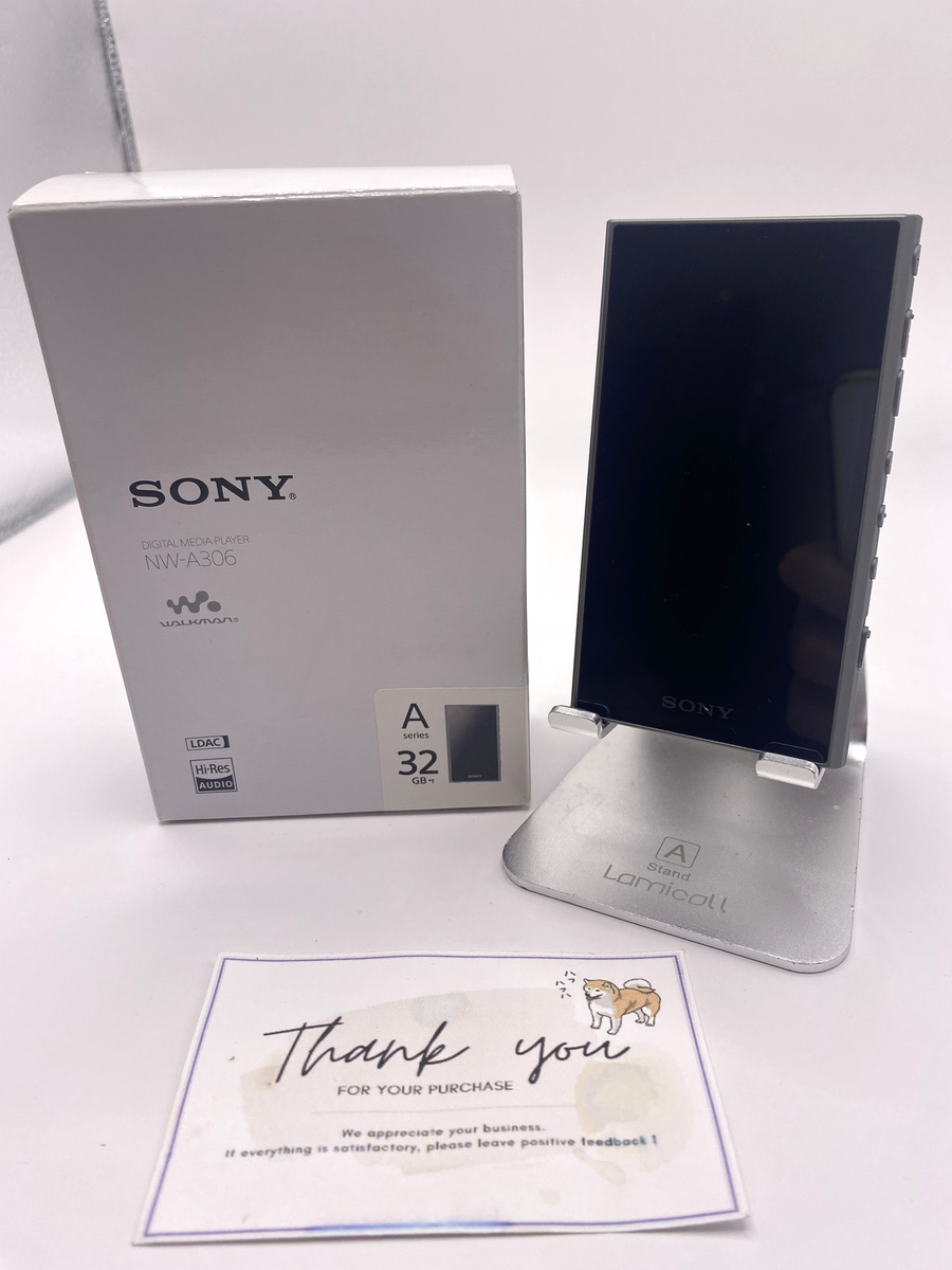 MINT SONY NW-A306 gray WALKMAN 32GB Hi-Res Multilingual OK (JP