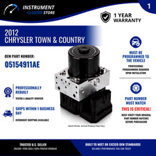 Refurbished 2012 Chrysler Town Country Abs Brake Module Pump Fast Shipping