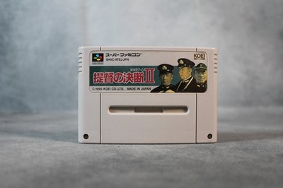 Teitoku no Ketsudan 2 II Nintendo Super Famicom SFC Very Good Condition!