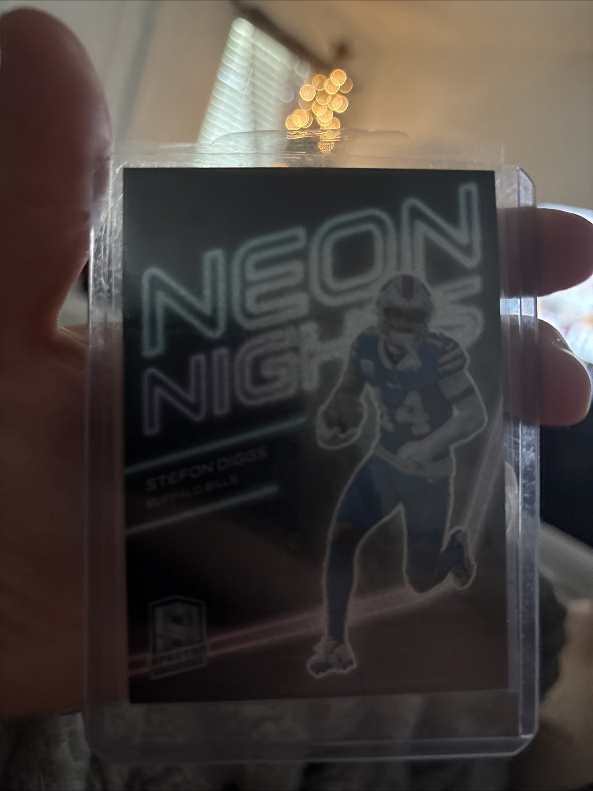2023 Panini Spectra Neon Nights Stefon Diggs SSP CASE HIT Buffalo Bills