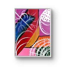 Original Art 11x14 Canvas Contemporary Art, Modern Home, Museum Decor