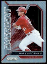 2021 Panini Prizm Emergent Prizms Silver Nolan Gorman #11