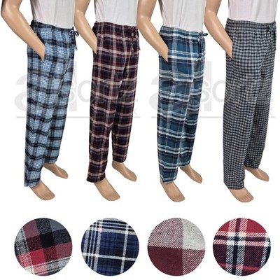 Herren Ex M S Pyjamahose Hose Loungewear Baumwolle Komfort Neu UK Größe S-XXL