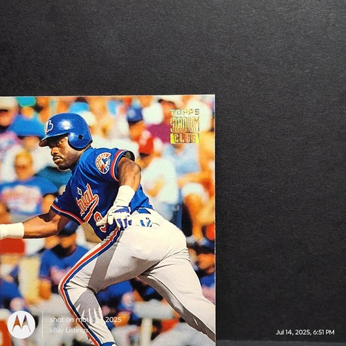 1994 Topps Stadium Club-GOLDEN RAINBOW-MARQUIS GRISSOM # 706**MINT**QRSC** - Picture 4 of 7