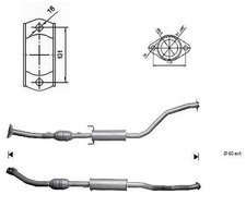 VEGAZ Katalysator Kat für TOYOTA CELICA (ZZT23) Euro 4 TK-849