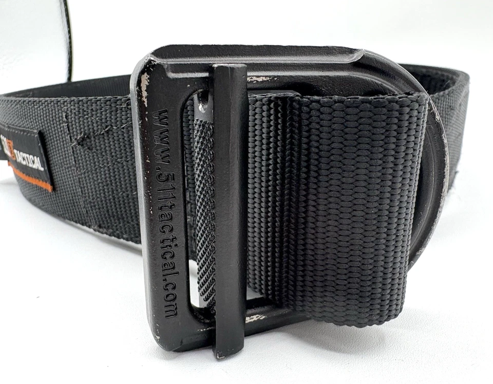 "Cinturón de batalla 511 Tactical Maverick mediano 32-34"" cintura negro policía militar" Foto 3 de 4