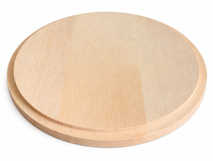 Wooden Base for Glass Dome Diameter 25 cm Natural