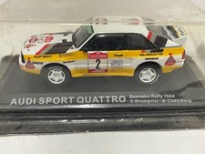 Audi Sport Quattro Blomqvist Sanremo Rally 1984 1:43 Ixo Altaya Diecast