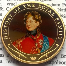 Cook Island 1 Dollar 2010 History of The Royal Family King George IV