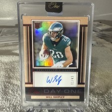 2024 PANINI ONE #141 WILL SHIPLEY DAY ONE AUTOGRAPHS RED 1/49 RC RPA Auto