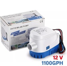 POMPA DI SENTINA AUTOMATICA AD IMMERSIONE 12V 1100GPH  70 LIT/ MIN BARCA GOMMONE