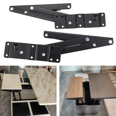PETS-SUPPLIER-LOVE 1 Pair Lift Up Top Coffee Table Lifting Frame Spring Hinge Gas Hydraulic Hinge