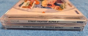 Street Fighter Alpha 3 & Street Fighters III Double. NO DISC'S - Dreamcast (DC)