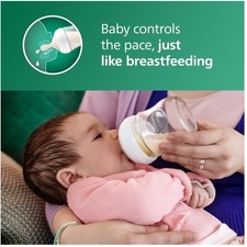 Anti-Colic Glass Baby Bottles, Flow 2 Nipples