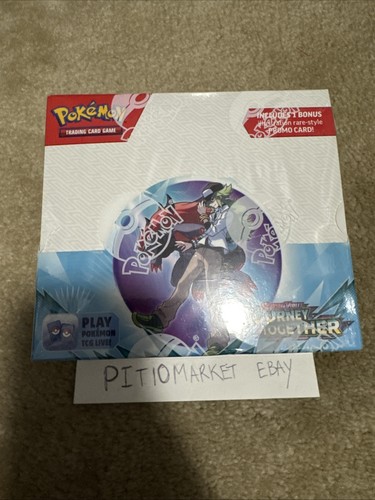 Pokémon S&V Journey Together Enhanced Booster Box + Promo In Hand Ready To Ship