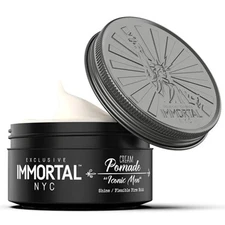 Immortal NYC Iconic Men Cream Pomade - Flex Medium/Stong Hold 5oz