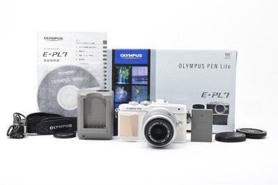 【Near Mint】Olympus PEN E-PL7 White Digital Camera  with 14-42mm Lens #2880043